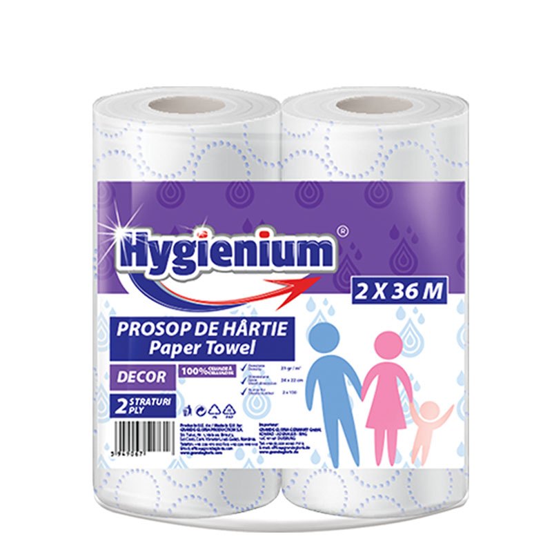 Hygienium Handtuchpapier Dekor 2x36 m