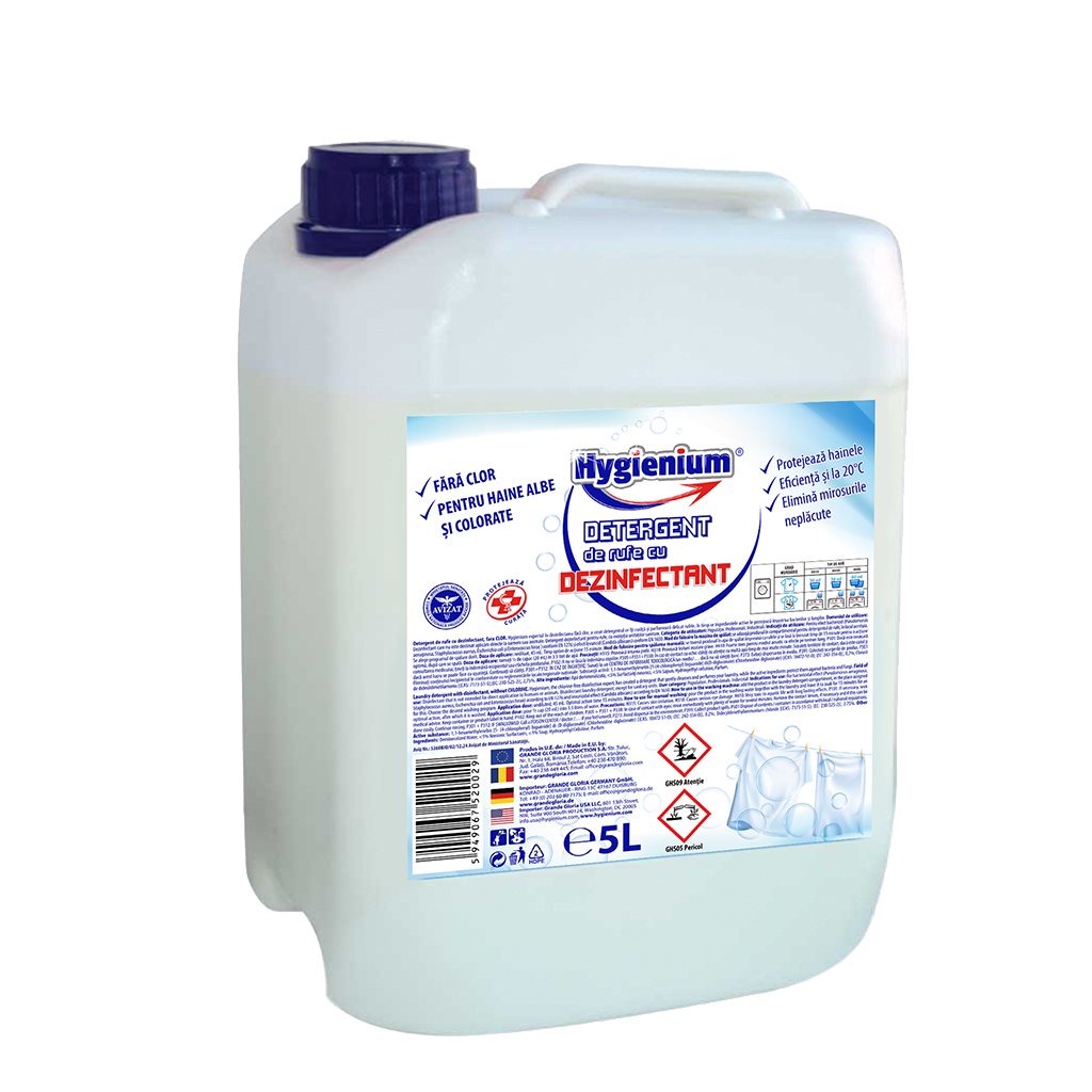 Holiday Sui suicide Produse biocide: Hygienium detergent de rufe cu dezinfectant 5l