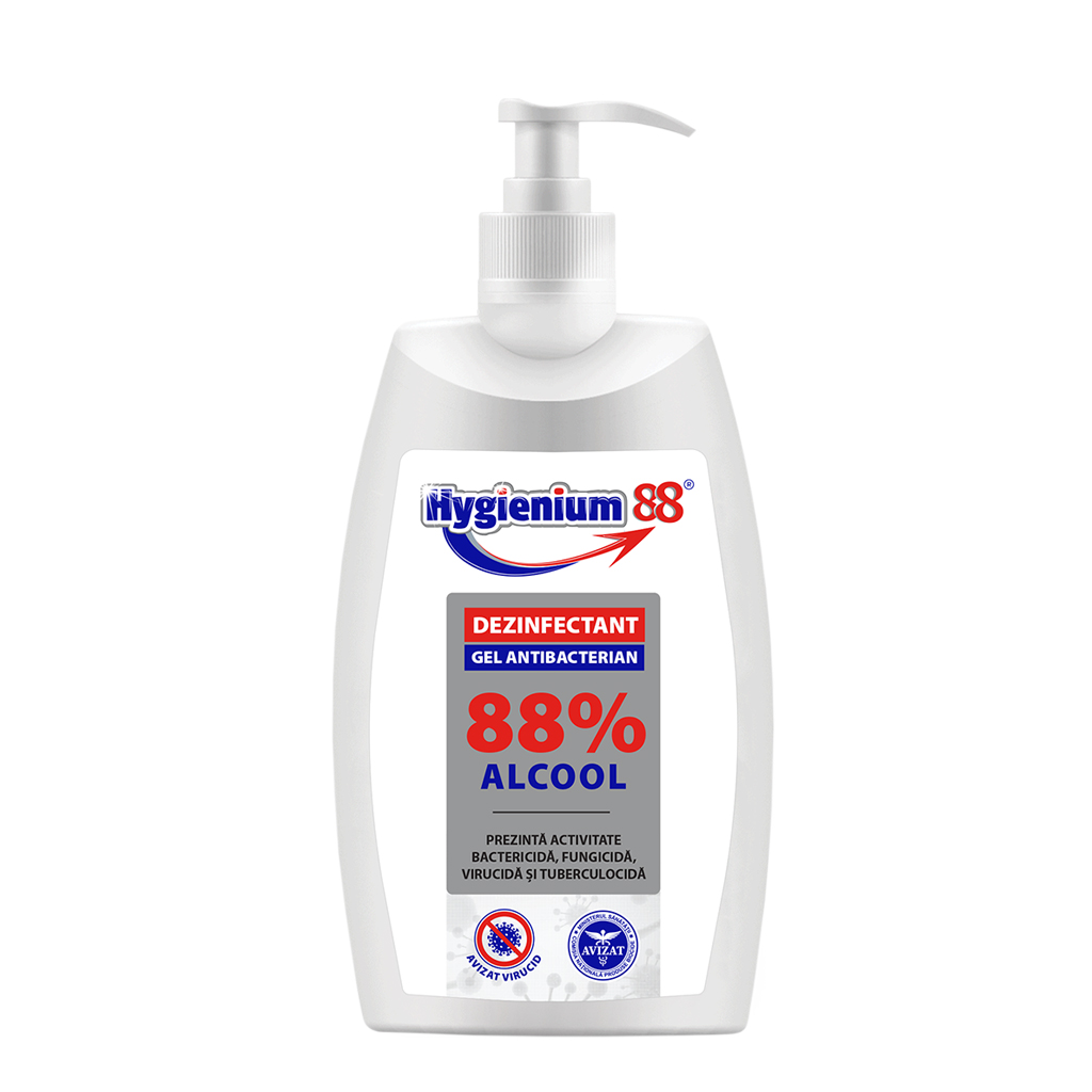 Gel Hygiénium antibactérien 88%, 500 ml