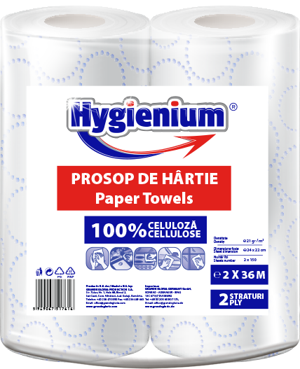 Papier essuie-tout Hygienium 2x36 m
